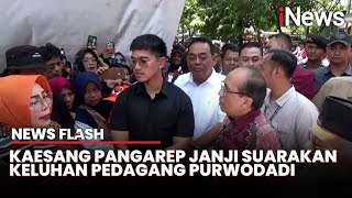 Kaesang Pangarep Blusukan ke Pasar Purwodadi, Emak-Emak Antusias Sampaikan Aspirasi Renovasi