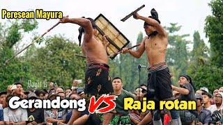 Perang Mega bintang ||Raja Rotan 🆚 Grandong Peresean Mayura 2022