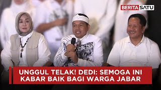 [FULL] Unggul Telak di Quick Count Pilkada 2024, Dedi Mulyadi Deklarasikan Kemenangan | Beritasatu