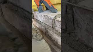 Masonry #bricklayer #bricklaying #mauer #metselaar #shorts #viral #bricklayers #asmr #satisfying