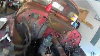 1952 International L-110 Engine and Transmission Removal