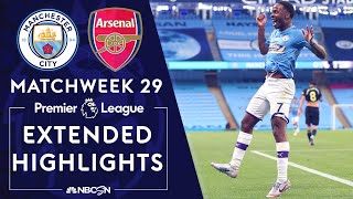 Manchester City v. Arsenal | PREMIER LEAGUE HIGHLIGHTS | 6/17/2020 | NBC Sports