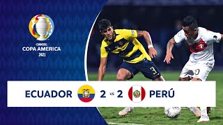 HIGHLIGHTS ECUADOR 2 - 2 PERÚ | COPA AMÉRICA 2021 | 23-06-21