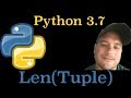 Python 3.7: Find A Length Of A Tuple In Python