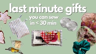 Ep 3 | 10 Easy Last Minute Gifts you can Sew in under 30 Minutes | Beginner Friendly Sewalongs