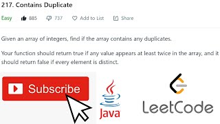 Contains Duplicate using HashSet (EXPLAINED) - LeetCode