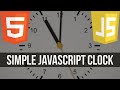 Simple Digital Clock using Pure JavaScript in HTML || Tutorial
