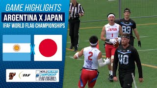 ARGENTINA X JAPAN | IFAF WORLD FLAG CHAMPIONSHIP 2024 | Game Highlights