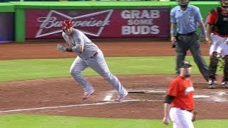 STL@MIA: Adams' RBI single in ninth keeps Cards alive