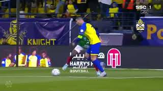 Cristiano Step over 🤩 in his debut al nassr  | 2023 |