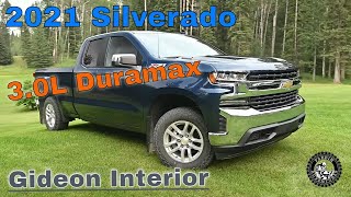 2021 Silverado 3.0 Duramax with Gideon interior: Walk around