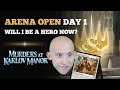 WILL I BE A HERO NOW? | Arena Open Day 1 | MKM Karlov Manor Sealed | MTG Arena