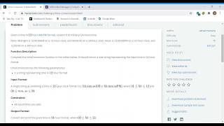 Time Conversion || Hackerrank problem solution in C
