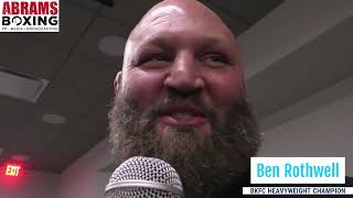 Ben Rothwell after he won BKFC Heavyweight Title with KO over Mick Terrill