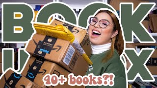 MASSIVE birthday book haul unboxing (thank YOU💖)