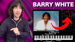 THIS is going to SHOCK you! Barry White hitting TENOR NOTES!