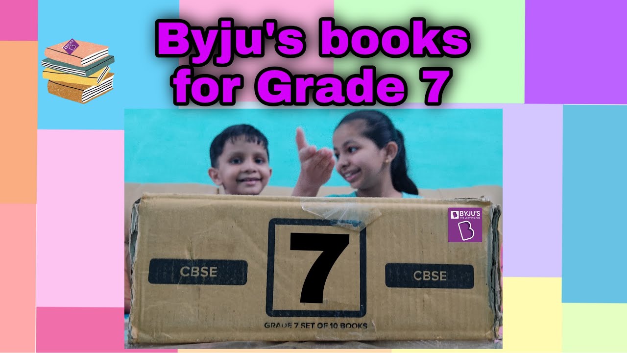 Byju's Learning Kit Grade 7th Unboxing | Byju's Book's For Class 7th ...