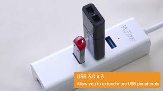 How to use a USB to Ethernet Adapter? (WEme USB Ethernet Adapter to Type C Hub)