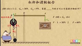 14杠杆和滑轮组合 中考物理能力提升  中学物理