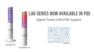 PATLITE LA6 - POE on EV Charging Station Application