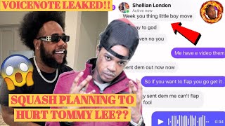 L3AKED VOICENOTE Of SQUASH M0THER Tommy LEE Sparta TARGETED By SQUASH??Sizzla Get DARK|Ojay Amor
