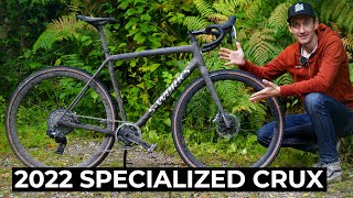 New Specialized Crux 2022 FIRST RIDE: Super lightweight gravel race bike!