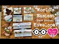 The World's Easiest Envelope for Junk Journals! 3 Ways to decorate it! The Paper Outpost
