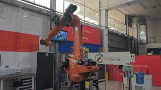 Kuka industrial robot KR210 R3100-2 at Eurobots