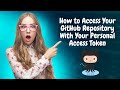 USING Personal ACCESS Tokens WITH GIT CLI #GitHub