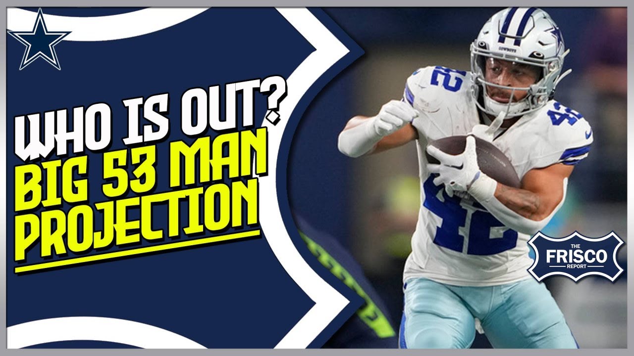 Cowboys 53 Man Roster Projection | Which Cowboys Are Out? - YouTube