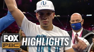 Edgar Berlanga gets knocked down, still wins by decision over Coceres | PBC on FOX | Fury-Wilder 3