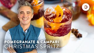 HOLIDAY Cocktail Recipe🍹 | Pomegranate \u0026 Campari Spritz