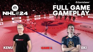 NHL 24: Full Game 4K Gameplay - Kenu (NYR) vs Eki (VAN) | Game: 4