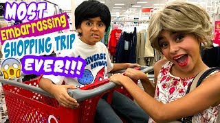 Embarrassing Shopping Trip Skits - Miss Mom Vlogs : Sketch Comedy // GEM Sisters
