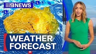 Australia Weather Update: Rainfall expected for tropics and part of NSW | 9 News Australia