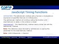 49 - JavaScript Timing Functions | setInterval | clearInterval