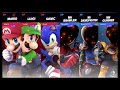 Super Smash Bros Ultimate Amiibo Fights   Request #5893 Mario Bros & Sonic vs Mii Team