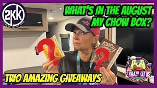 What's in the August Keto Chow Surprise Box?   Two Amazing Giveaways