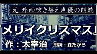 【朗読】作：太宰治『メリイクリスマス』【朗読：森たから】【クリスマス 名作朗読 第②回】