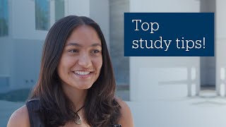 We asked: What's your top study tip?