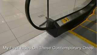 Escalator Rides: Contemporary Kone Escalators At Nordstrom Glendale (My First Time On This Style)