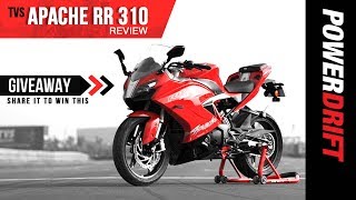 TVS Apache RR 310 First Ride Review : The New Contender? +Giveaway!