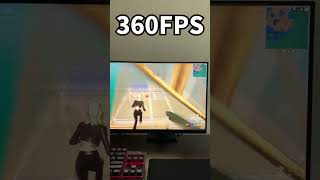 360fps VS 30fps【フォートナイト/Fortnite】#shorts