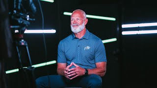 Navy Football Head Coach Brian Newberry Interview (American Football Media Days)