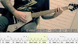 EVANESCENCE  - Bring me to life [GUITAR COVER + TAB]