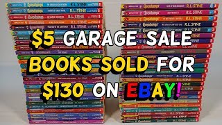 $5 Book Lot Sold for $130 on Ebay! - Flips \u0026 Finds #61