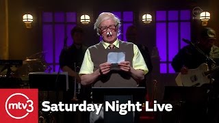 Pirkka-Pekka Petelius - alkumonologi | Saturday Night Live | MTV3 #SNLSuomi