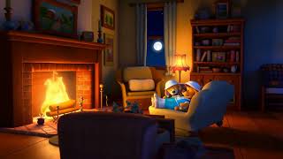 Fireside Bliss Lofi 🔥 | Chill Beats for Relaxing Evenings at Home