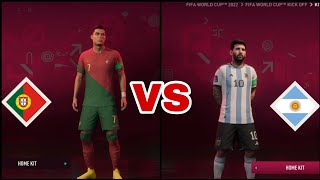 Final world cup Portugal Vs Argentie Fifa 23 suiii 😱🔥 !!!