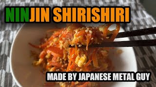 Ninjin Shirishiri Recipe Made by Japanese Metal Guy [Carrot and Egg Stir-Fry in Okinawa Prefecture]